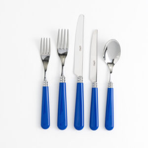 French blue Capdeco 5 piece cutlery set - Signature Editions