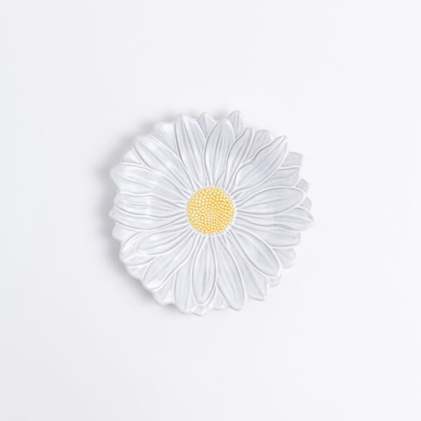 Gardenia-daisy-dessert-plate---Signature-Editions