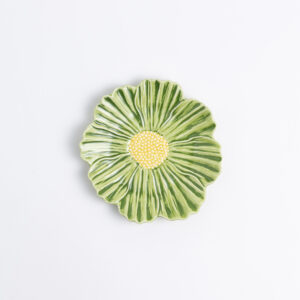 Gardenia-green-daisy-dessert-plate---Signature-Editions