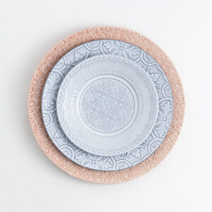 Lisboa-pink-and-antique-white-plateware-1---Signature-Editions