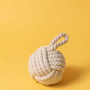 Rope knot doorstop - Natural - Signature Editions