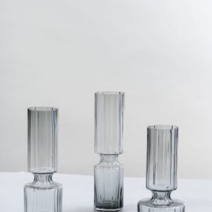 Allium vase set of 3 - Grey- Signature Editions