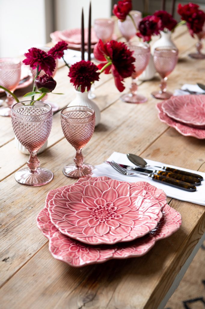 Dahlia Rose - tablescape - Signature Editions