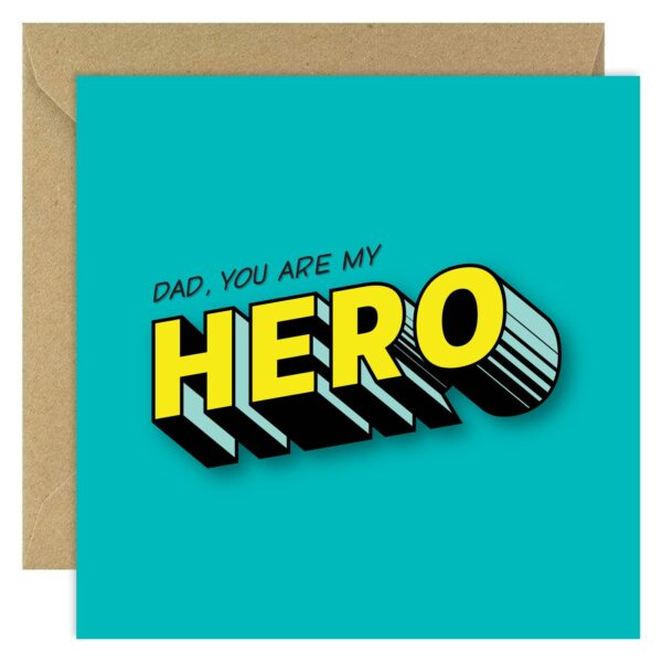 Dad you are my hero Bold Bunny - Signature Editions