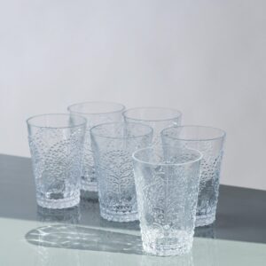 Florence water tumbler set of 6 clear - 17 - Signature Editions