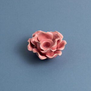 Pink Flora Tealight Holder - Signature Editions - 2
