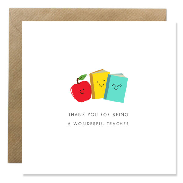 Thank you for being a wonderful teacher - Greeting Card - Signature Editions