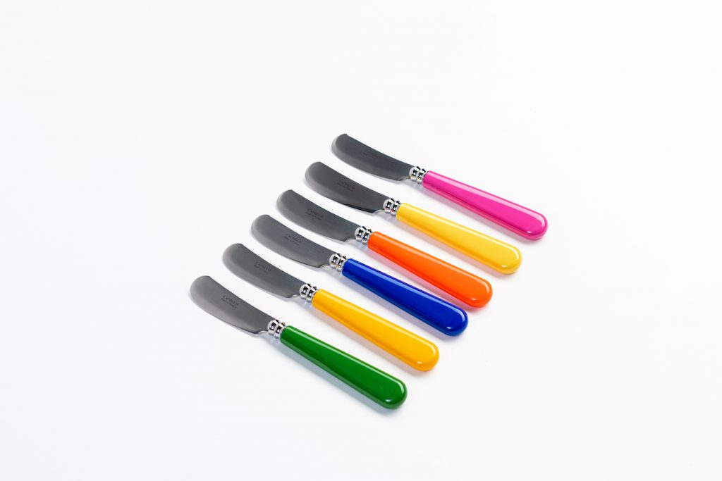 Solid colour butter knife, set of 6 Mix Signature Editions