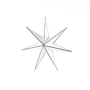 Christmas star paper pendant, 30cm - monochrome - Signature Editions