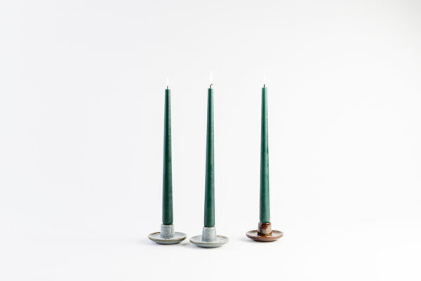 Earthen candle holder - set of 3 - Signature Editions
