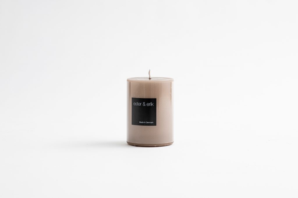 Ester & Erik candle Nougat pillar, 10cm (H) Signature Editions