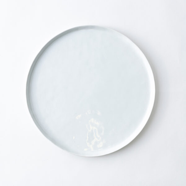 Porcelino white charger plate-Signature Editions