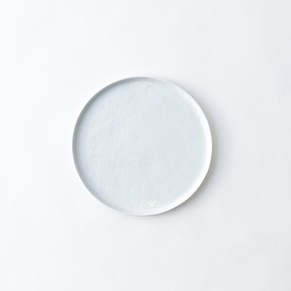 Porcelino white dessert plate-Signature Editions
