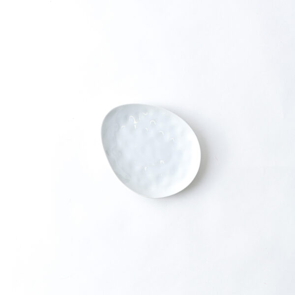 Porcelino white oval bread plate-Signature Editions