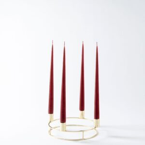 Advent candle holder-gold-Signature Editions