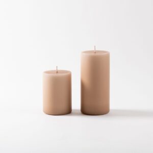 Ester & Erik pillar candle-nude-Signature Editions