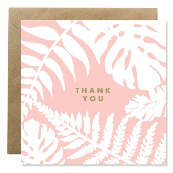 Thank you-gold foil-Bold Bunny-Signature Editions