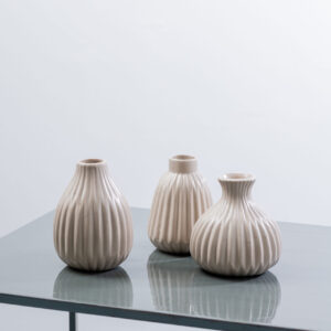 Porto vase trio-sand-Signature Editions