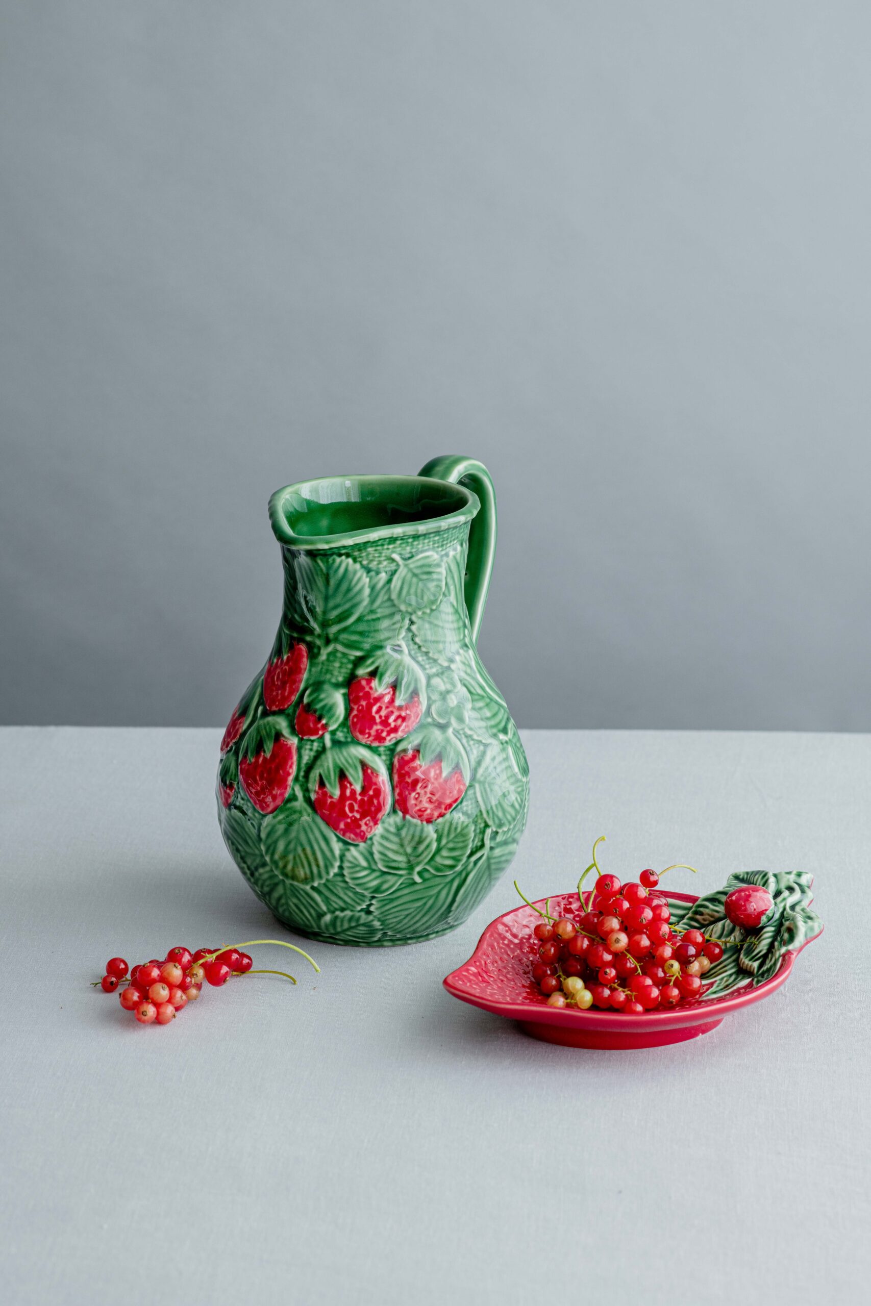 Green pitcher with strawberries-Signature Editions3